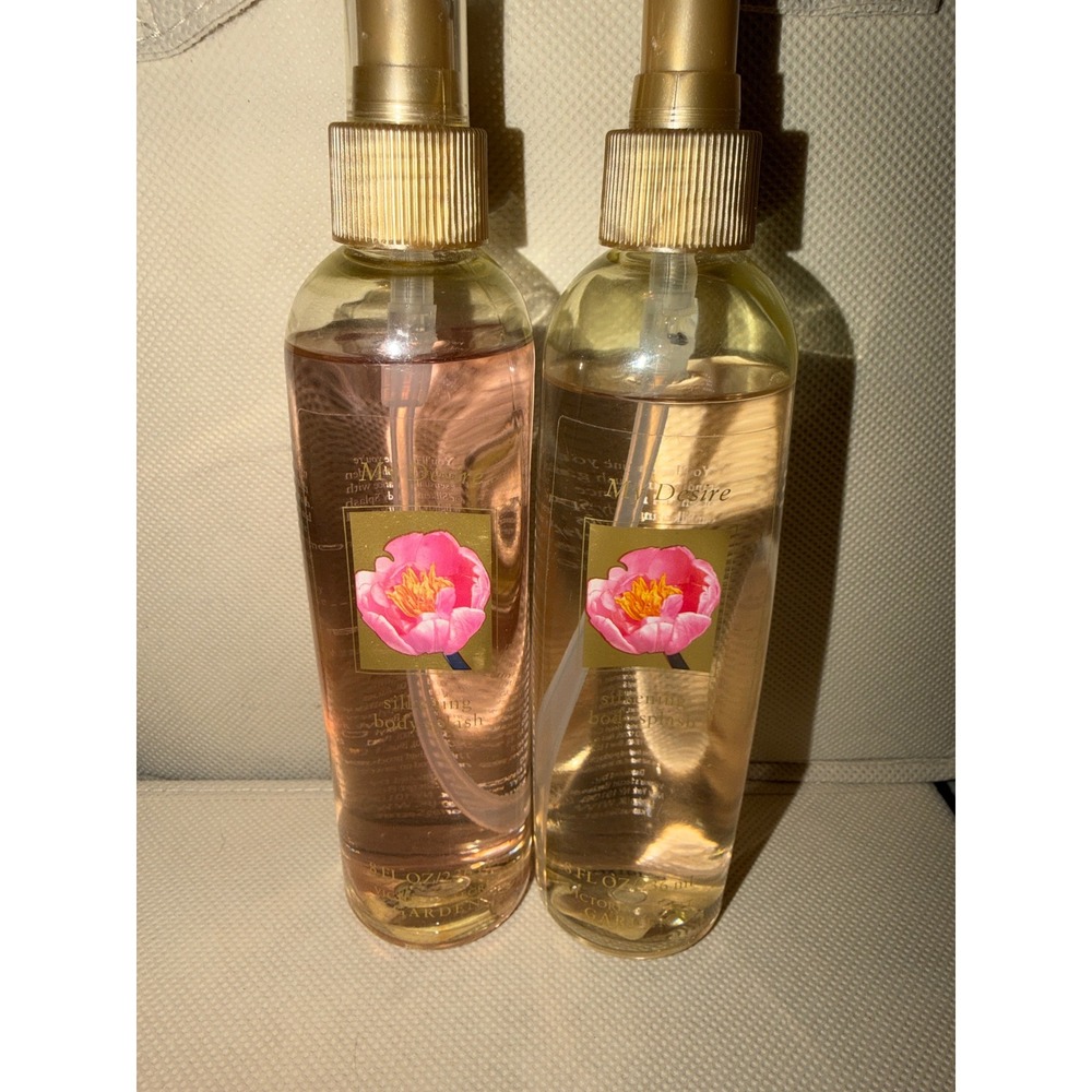 Victoria's Secret My Desire Silkening Body Splash Garden Vintage Lot of 2 spray